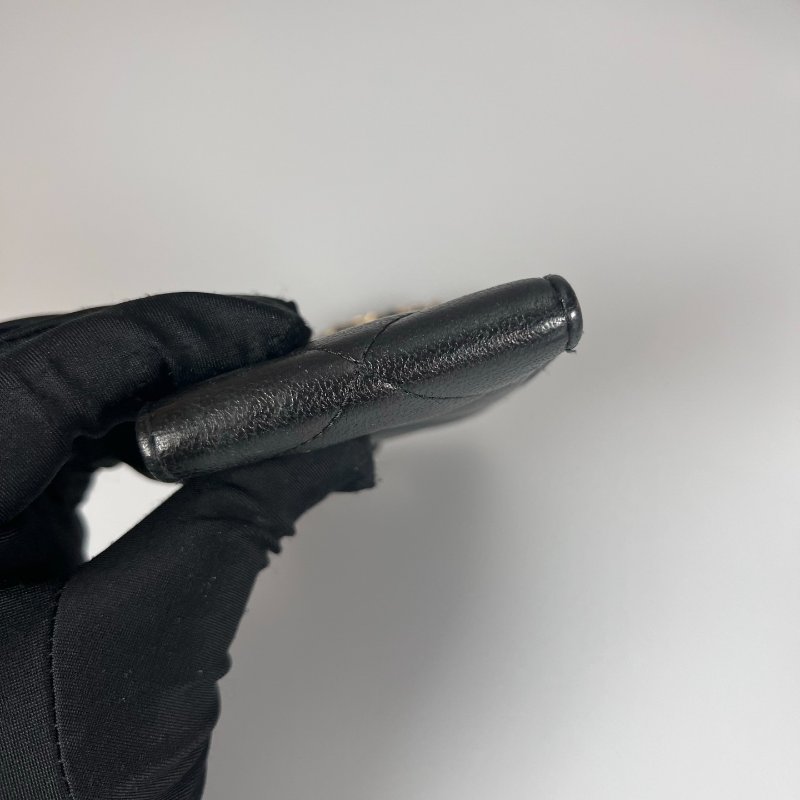 CHANEL 19行李吊牌 黑羊皮 29開-4