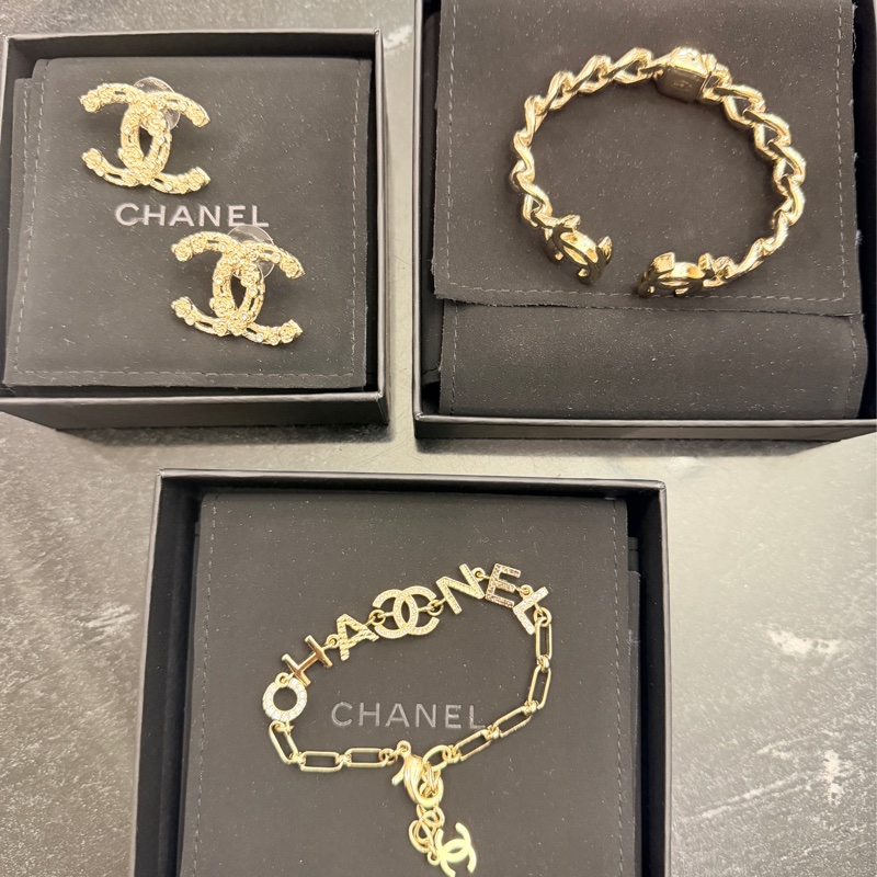 Chanel 香奈兒logo 雙c大耳環-5