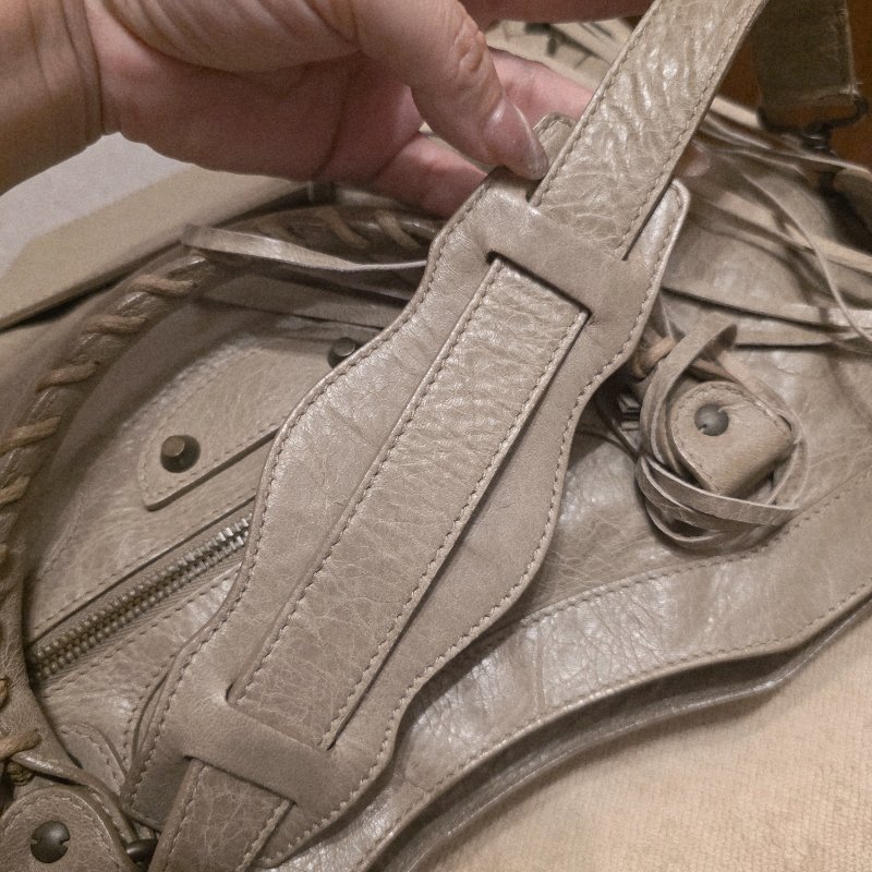 Balenciaga 巴黎世家 中款 機車包 氣質灰-39