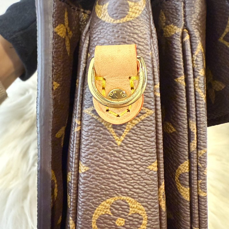 LV 經典老花郵差包 晶片-8