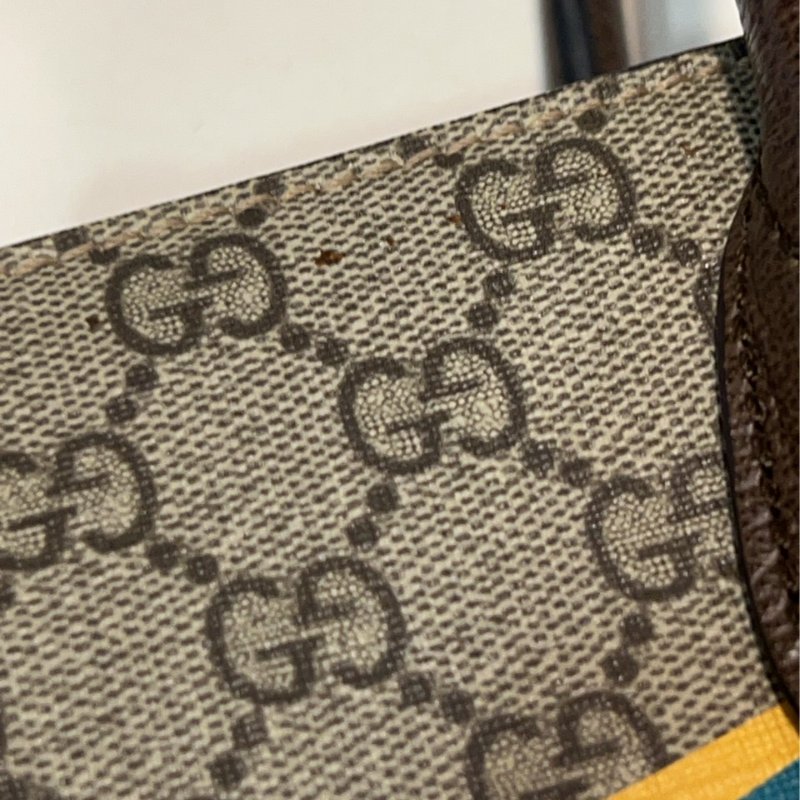 金鐸精品~2512 GUCCI古馳 100 Centum系列限量版幾何印花 GG Supreme中型手提側肩背托特包-15