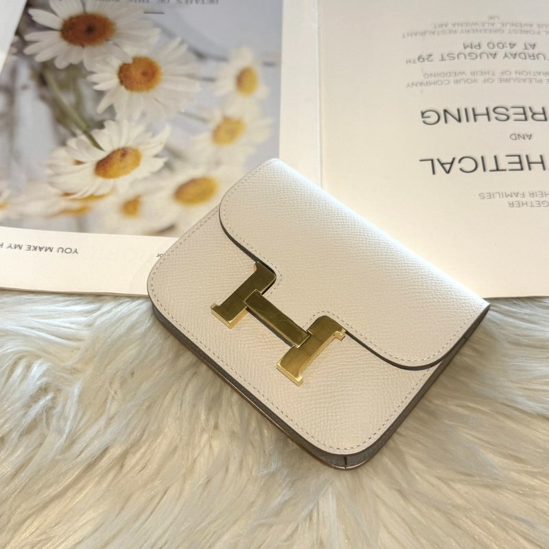 Hermes constance slim奶昔白-0