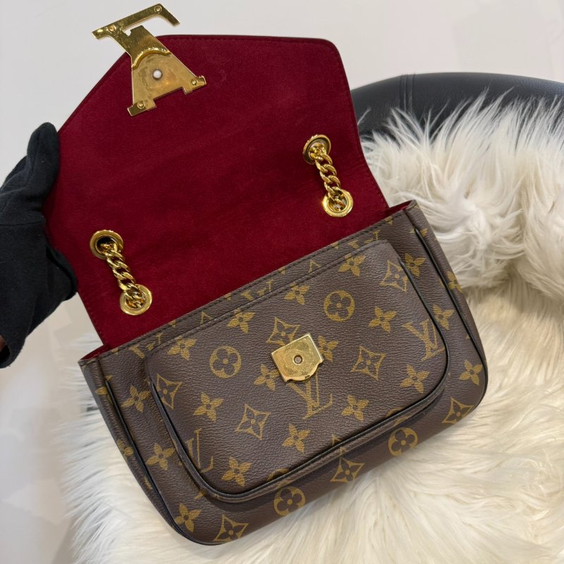 LV passy老花肩鍊包-4