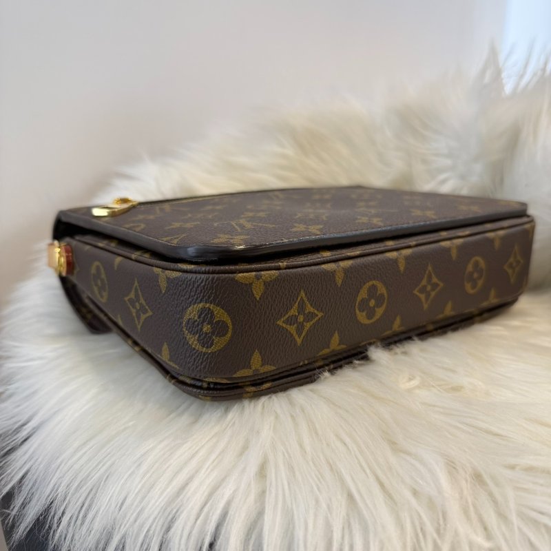 LV 經典老花郵差包 晶片-3