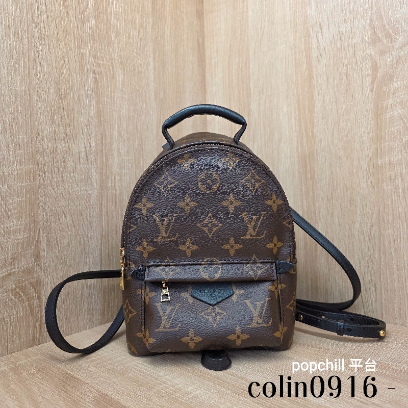 [晶片款現省3萬😆] LV老花Mini PalmSprings雙肩後背包/斜背包-0