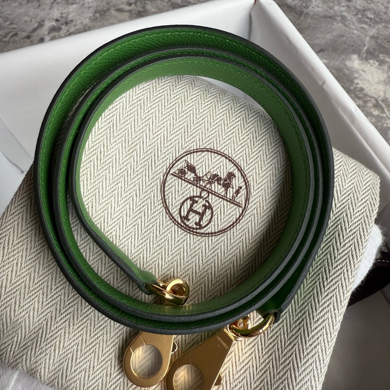 全新Hermes Kelly25 外縫 高雅綠搭配金釦Epsom-22