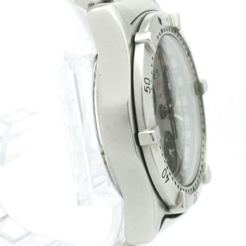 泰格豪雅專業石英不鏽鋼男士運動腕錶 560.206-7