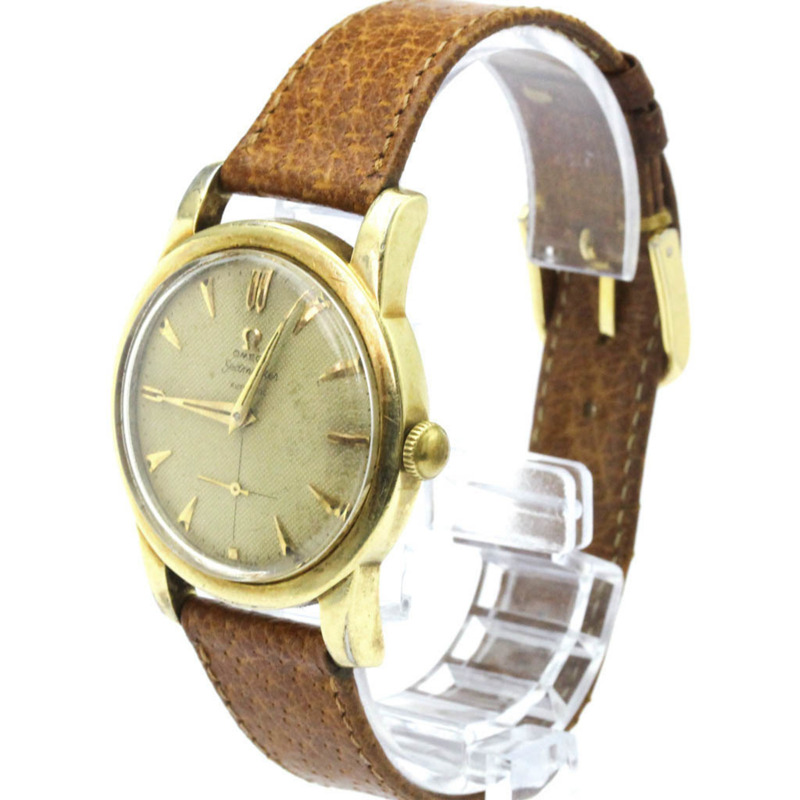 歐米茄海馬系列 Cal 344 鍍金自動腕錶 2576.21 復古款-1