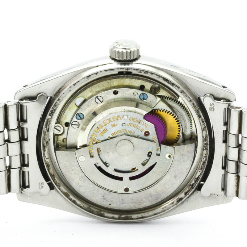 勞力士 Datejust 1601 白金精鋼自動男士腕錶（復古款）-5