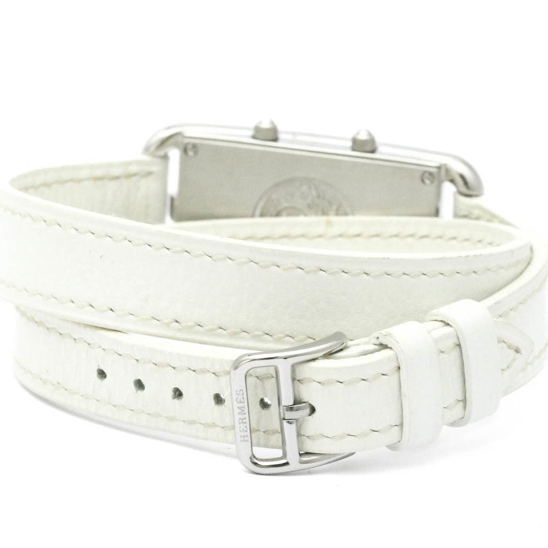 愛馬仕 Cape Cod Deux Zones 精鋼雙圈腕錶 CC3.210 拋光-4