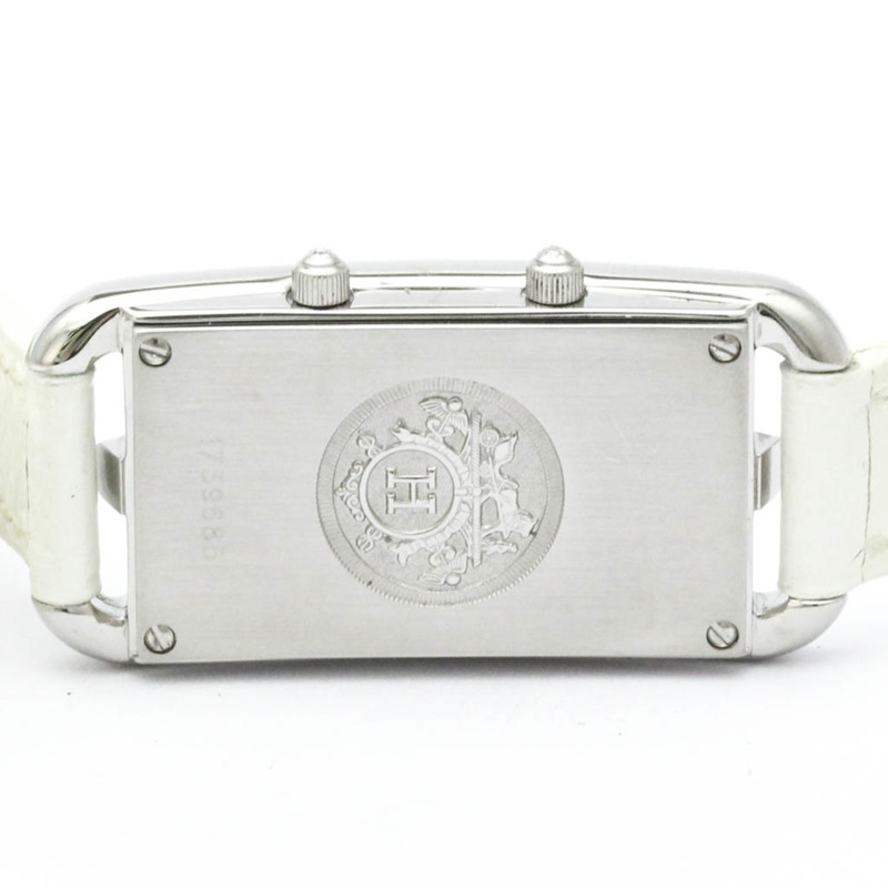 愛馬仕 Cape Cod Deux Zones 精鋼雙圈腕錶 CC3.210 拋光-5