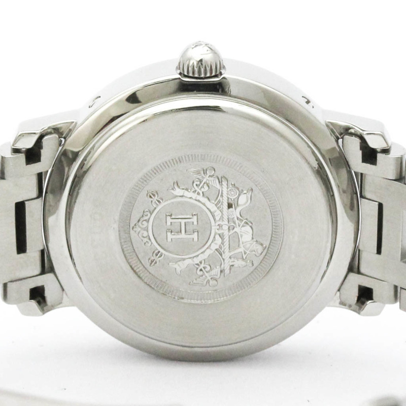 愛馬仕 Clipper 系列不鏽鋼自動女士腕錶 CL5.410 拋光款-6