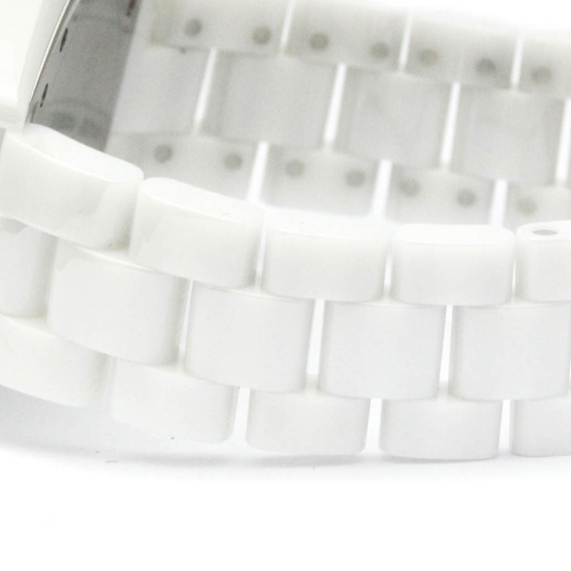 香奈兒 J12 白色幻影精鋼陶瓷自動男士腕錶 H3443 拋光-2