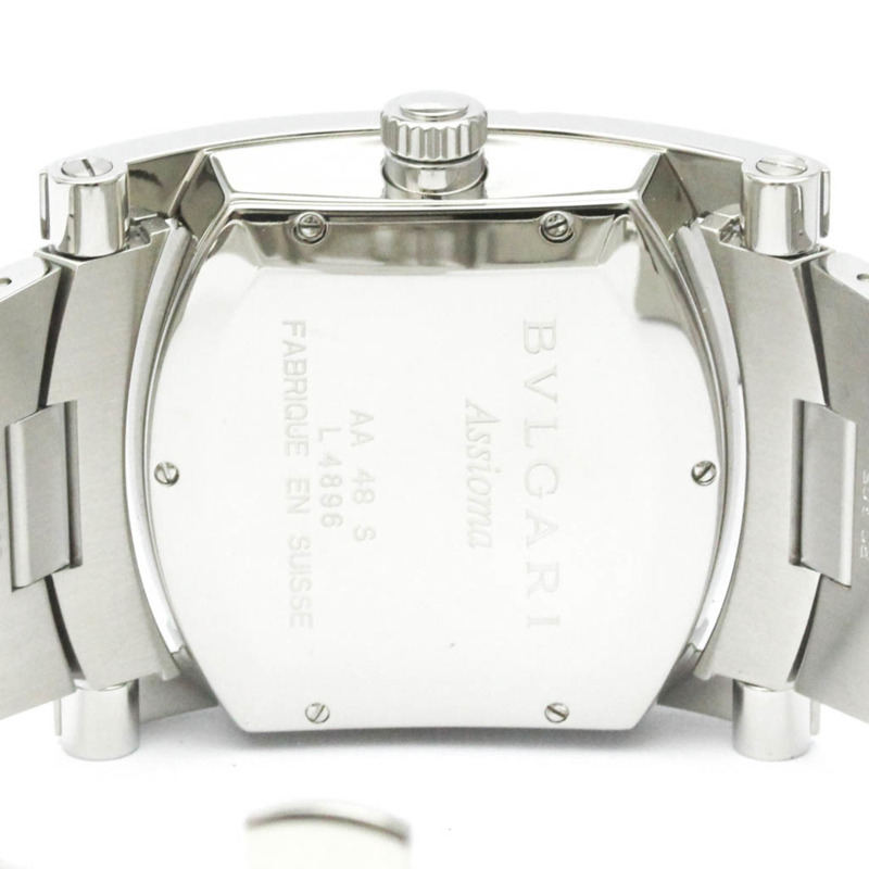 寶格麗 Assioma Chronoragph 精鋼自動男士腕錶 AA48SCH 拋光-4