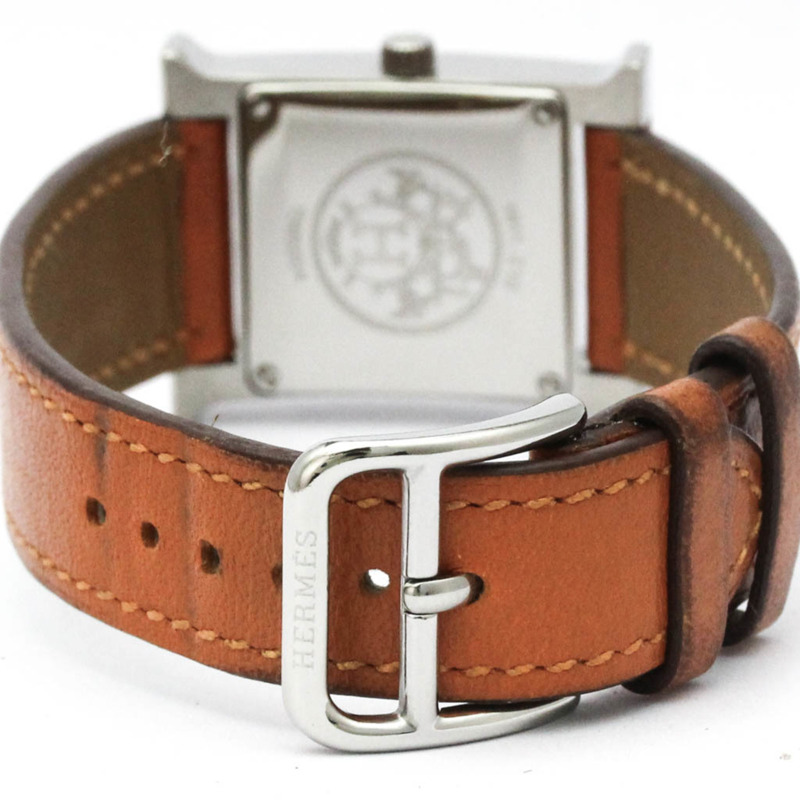 愛馬仕 H 系列不鏽鋼石英女士腕錶 HH1.210 拋光-4