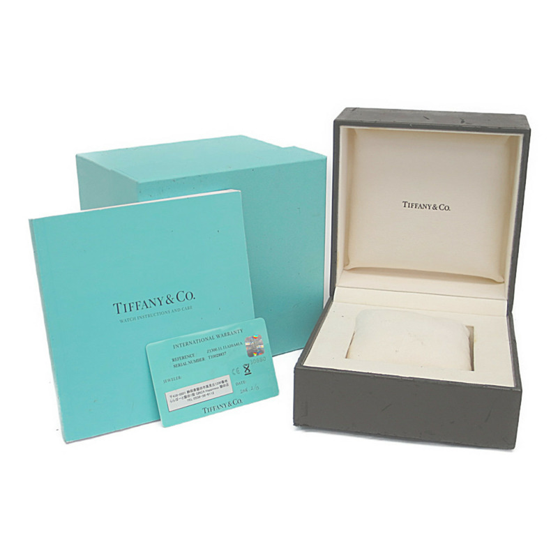 Tiffany Atlas 陶瓷鋼石英錶 Z1300.11.11A10A41A 拋光-5