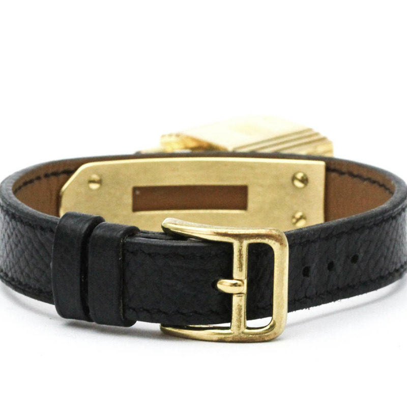 愛馬仕 Kelly 女士腕錶，鍍金皮革錶帶，石英機芯-4