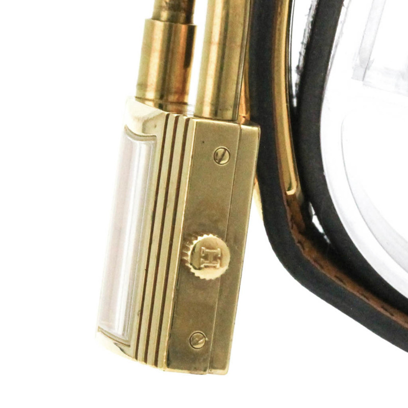 愛馬仕 Kelly 女士腕錶，鍍金皮革錶帶，石英機芯-3