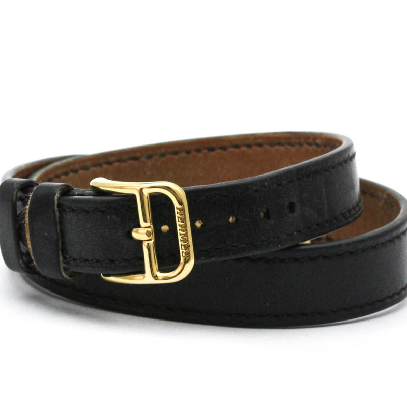 愛馬仕 Kelly 女士腕錶，鍍金皮革錶帶，石英機芯-4