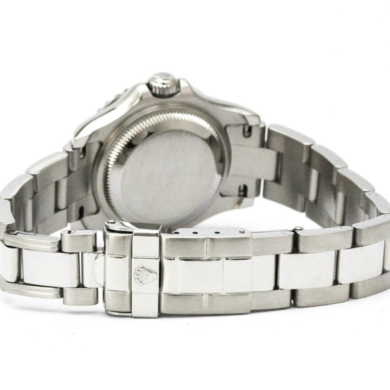 勞力士遊艇名仕型鉑金精鋼自動女士腕錶 169622 拋光-4