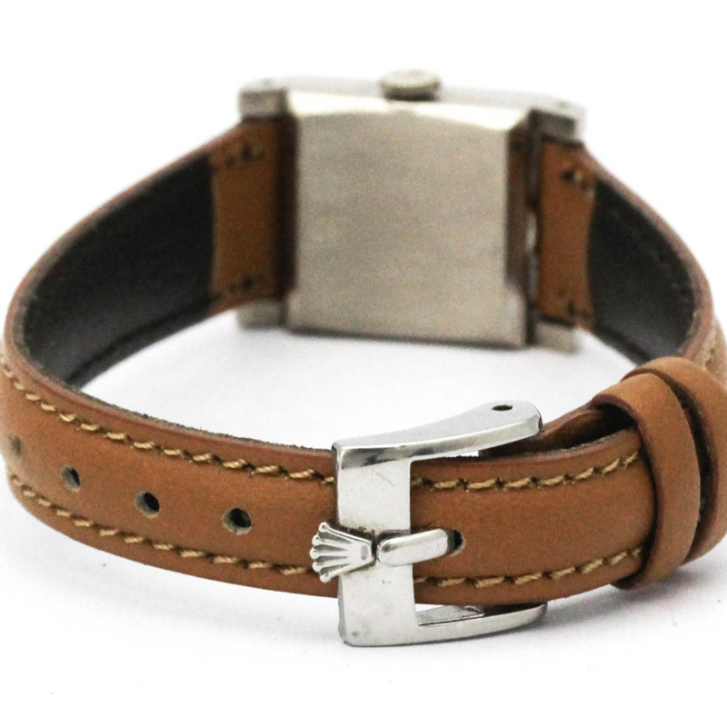 勞力士精密系列白金手動上鍊女士腕錶 9356 復古款-4