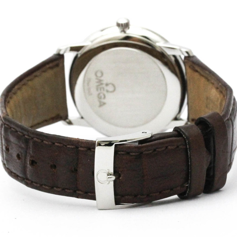 歐米茄碟飛系列尊貴精鋼手動上鍊男士腕錶 4820.31 拋光款-4