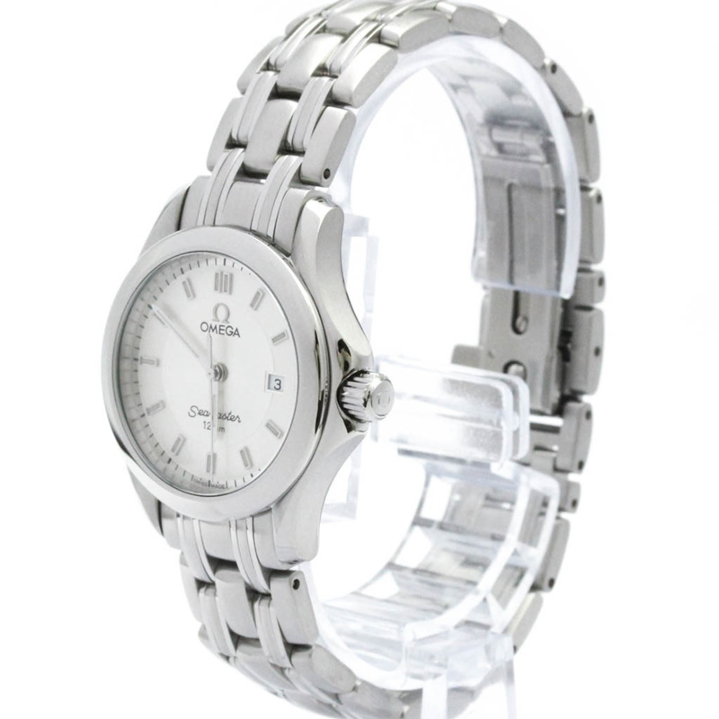 歐米茄海馬系列120公尺精鋼石英女錶 2571.32 拋光款-1