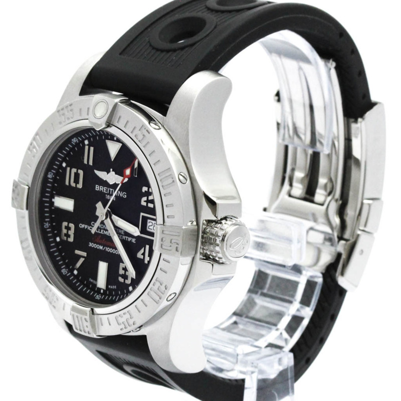 百年靈復仇者II海狼精鋼自動男士腕錶A17331拋光款-1