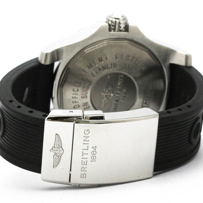 百年靈復仇者II海狼精鋼自動男士腕錶A17331拋光款-4