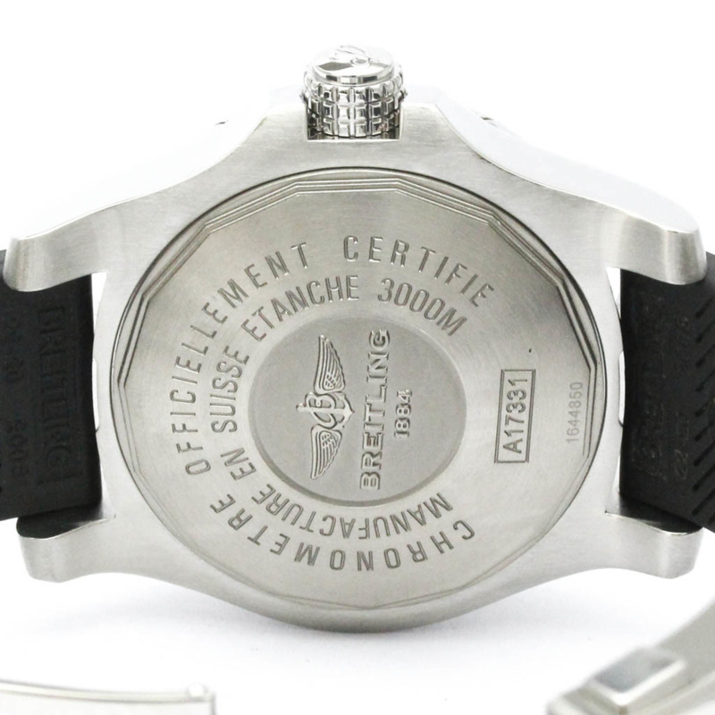 百年靈復仇者II海狼精鋼自動男士腕錶A17331拋光款-5