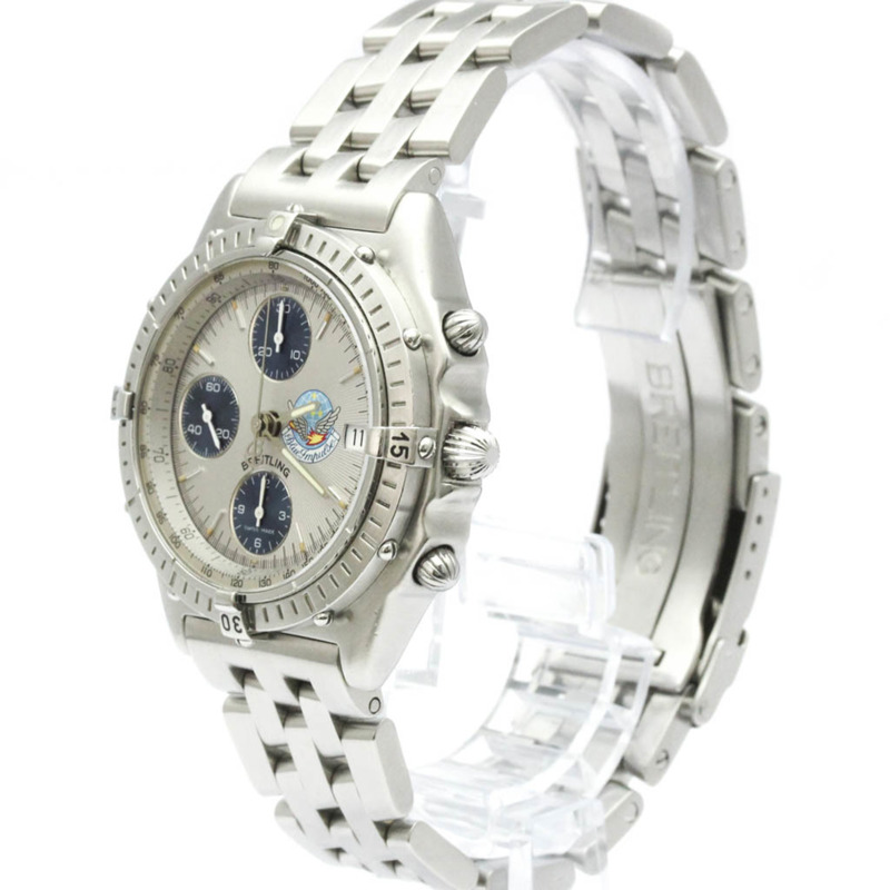 百年靈 Chronomat 藍色脈衝限量版自動腕錶 A13048-1