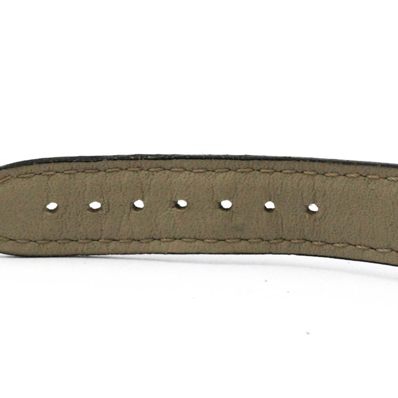 卡地亞 Must Tank 鍍金皮革石英女士腕錶 366001-6