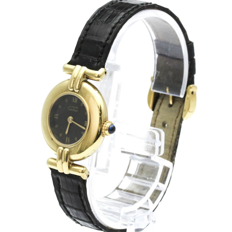 卡地亞 Must Colisee 鍍金女士腕錶 590002-1