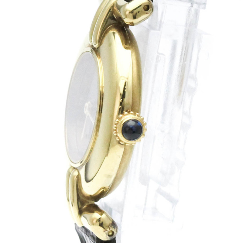 卡地亞 Must Colisee 鍍金女士腕錶 590002-3