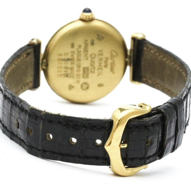 卡地亞 Must Colisee 鍍金女士腕錶 590002-4