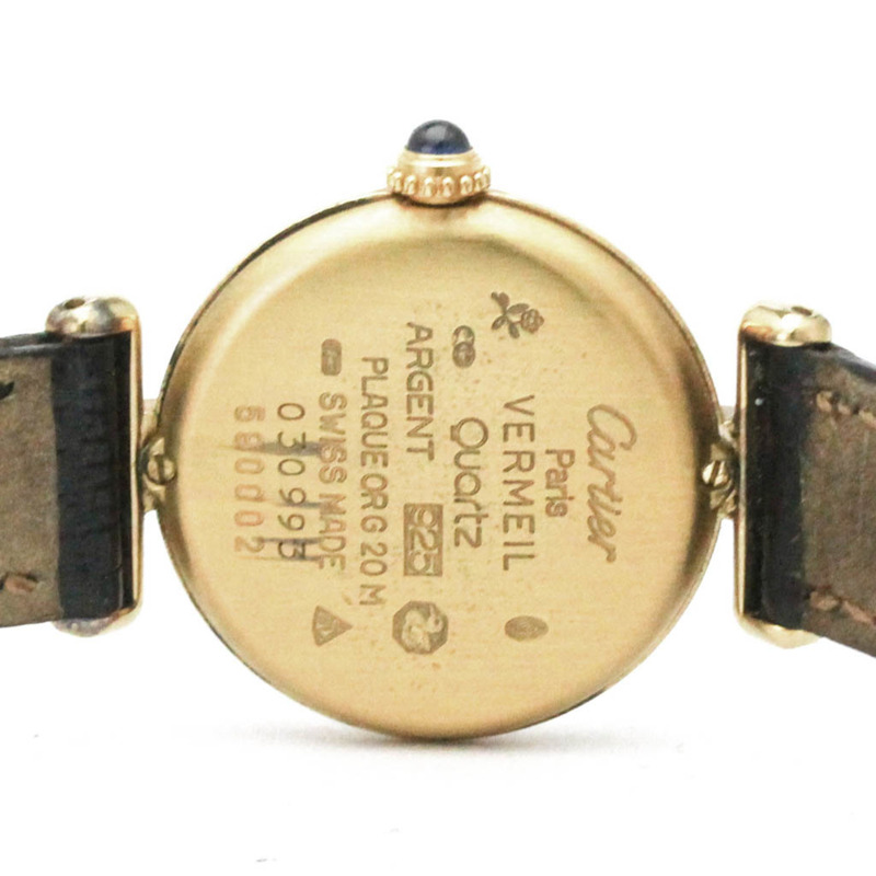 卡地亞 Must Colisee 鍍金女士腕錶 590002-5