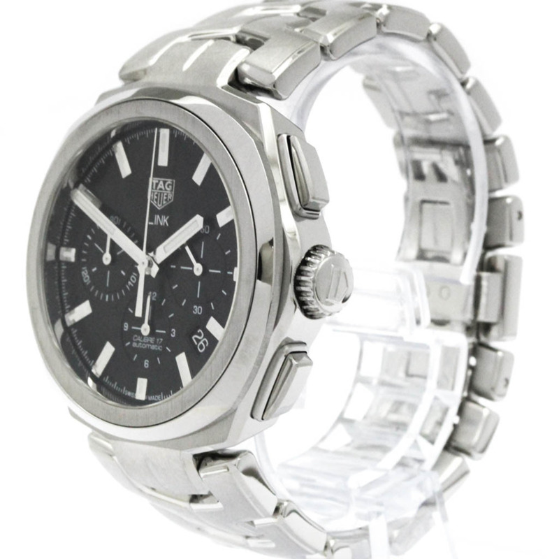 TAG HEUER 豪雅 Link Calibre 17 計時自動腕錶 CBC2110 拋光-1
