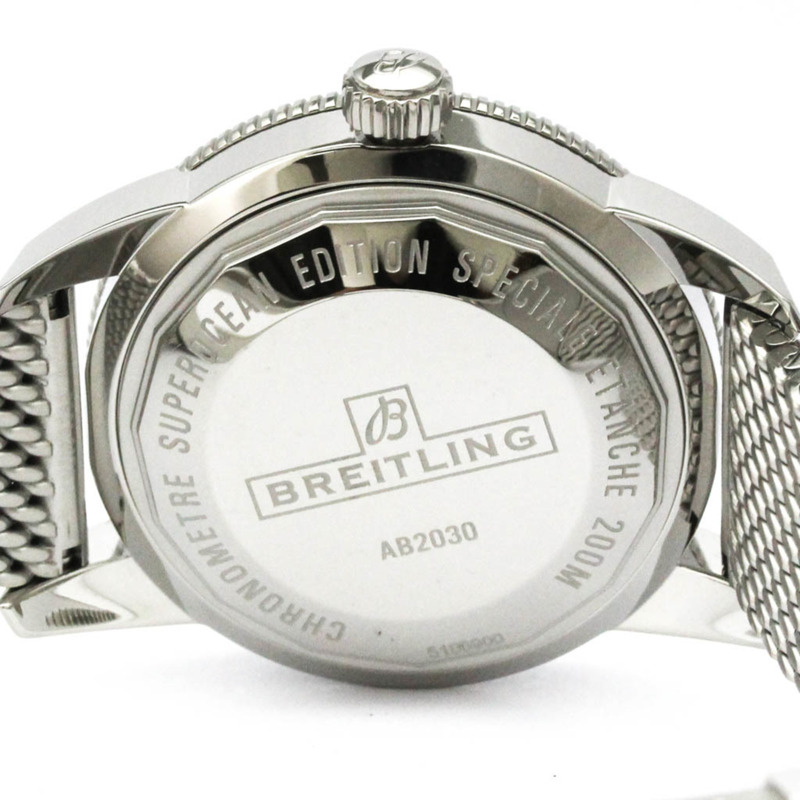 百年靈超級海洋文化二代44自動腕錶AB2030拋光款-5