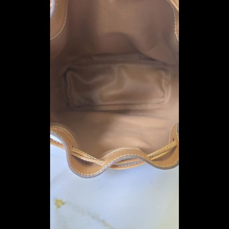 【LA LUNE】絕版古董包 Celine老花中古水桶包 單肩包 皮革包 斜背復古二手-8