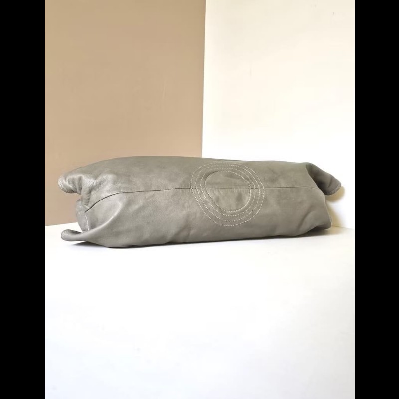 【LA LUNE】絕版中古包 Loewe灰色納帕雲朵包 側背包 單肩包 二手包 腋下包 古董包-5