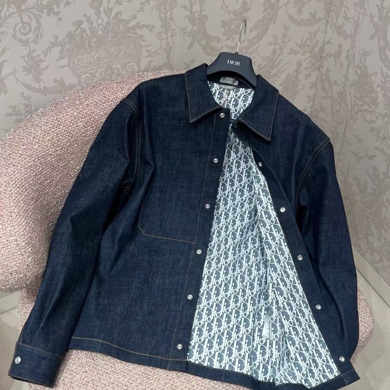 近新閒置Dior深藍牛仔外套✨周杰倫同款🕶️-0