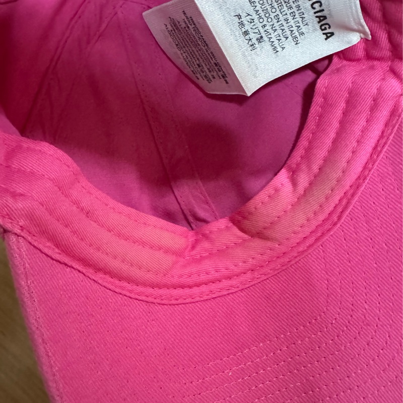 Balenciaga 巴黎世家粉色帽子-5