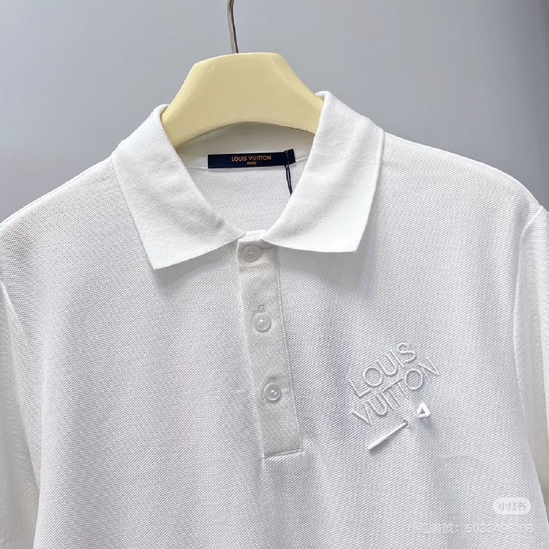 全新閒置Louis Vuitton短袖別針POLO衫-1