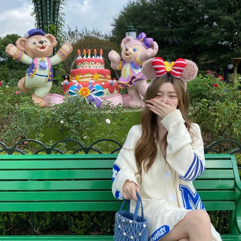 MiuMiu 牛仔帆布藍 鑽石mini tote琴譜包 16*18*5  98新配件塵袋-0