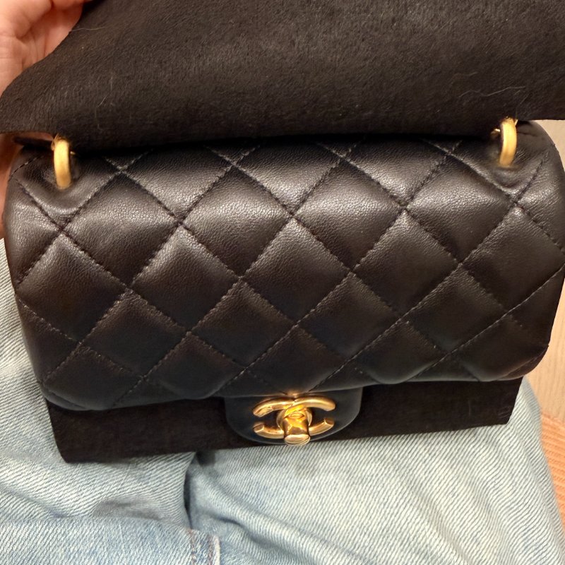 急售 CHANEL Mini Flap Bag 晶片款-4