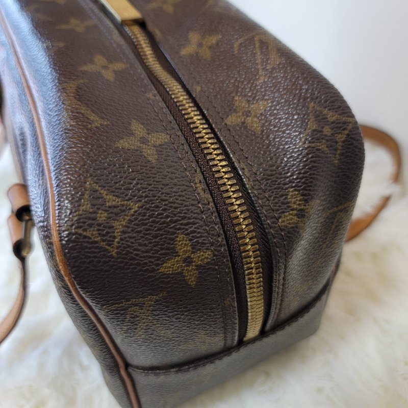 Louis Vuitton LV原花 可愛 開口笑 微笑包 肩背包 腋下包-7