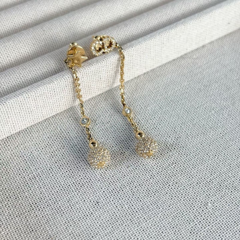 Dior La petite Tribale滿鑽CD星星字母 墜長6cm  98新配件塵袋-2