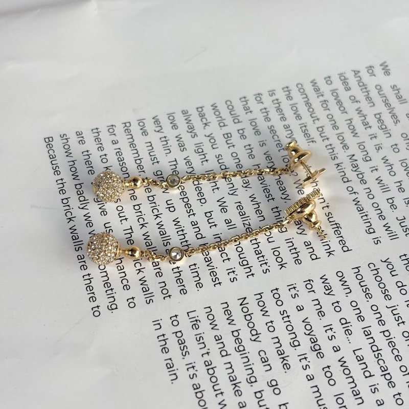 Dior La petite Tribale滿鑽CD星星字母 墜長6cm  98新配件塵袋-6