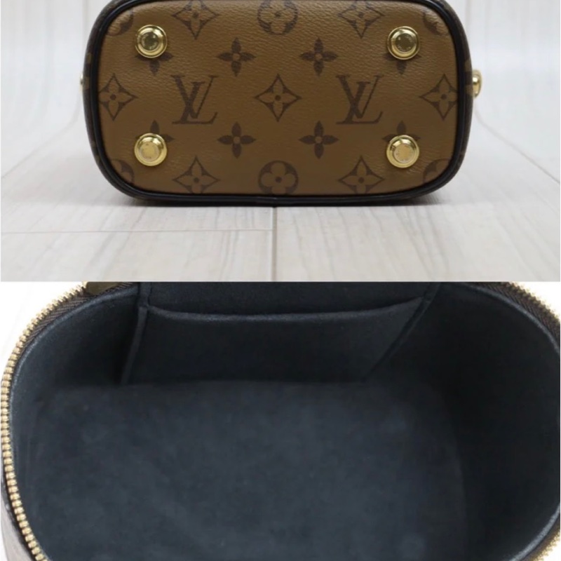 「JL精品代購」9新 LV 老花Vanity 化妝包 手提/肩背包-6