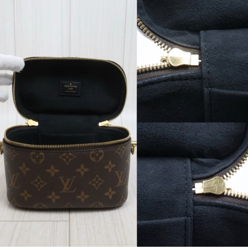 「JL精品代購」9新 LV 老花Vanity 化妝包 手提/肩背包-8
